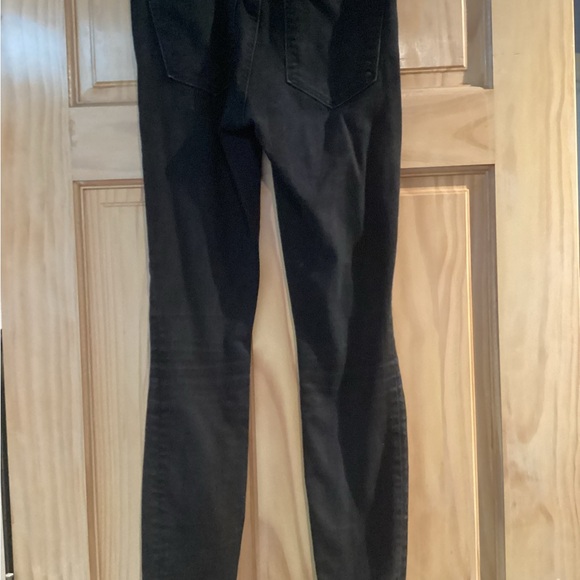 Gap 1969 Jeans True Skinny Super High Rise Black 5 Pocket Size 26 - Picture 3 of 9